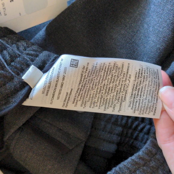 Selected Femme Relaxed Fit Jogger Style Pants - Picture 6 of 13